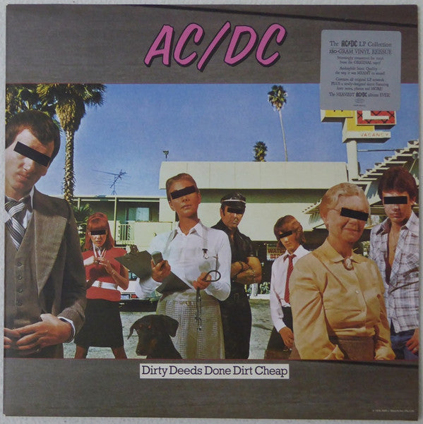 AC/DC : Dirty Deeds Done Dirt Cheap (LP, Album, RE, RM, 180)