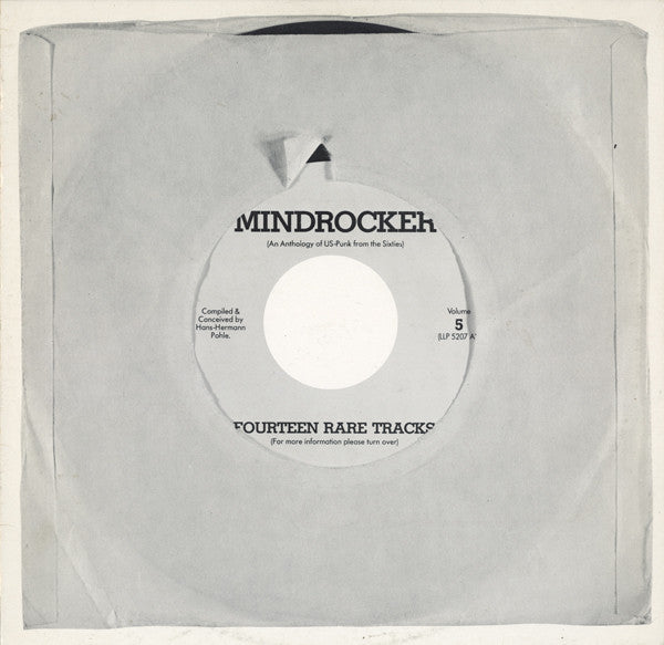Various : Mindrocker Volume 5 (An Anthology Of US-Punk From The Sixties) (LP, Comp)