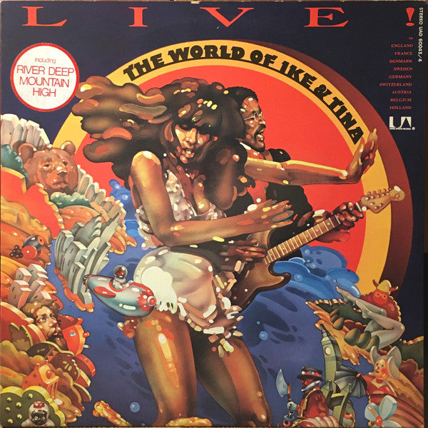 Ike & Tina Turner : The World Of Ike & Tina (2xLP, Gat)