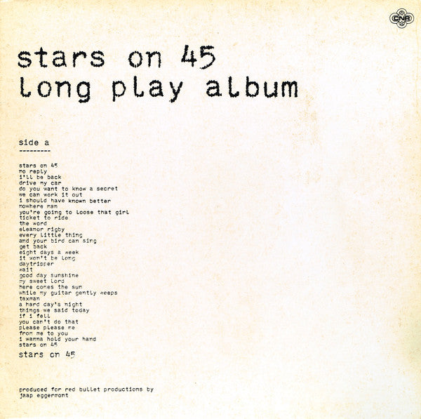 Stars On 45 - Long Play Album (LP, Album) - De Platen Aap – Vinylwinkel in Brielle & online webshop voor muziekliefhebbers