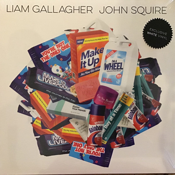 Liam Gallagher, John Squire - Liam Gallagher John Squire (LP, Album, Whi) - De Platen Aap – Vinylwinkel in Brielle & online webshop voor muziekliefhebbers