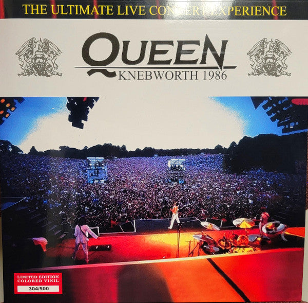 Queen : Knebworth 1986 (LP, Unofficial, Red)