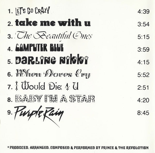 Prince And The Revolution - Purple Rain (CD, Album, RE, RP) - De Platen Aap – Vinylwinkel in Brielle & online webshop voor muziekliefhebbers