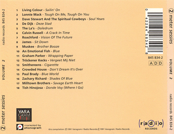 Various : 2 Meter Sessies - Volume 2 (CD, Comp)