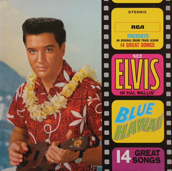 Elvis Presley : Blue Hawaii (LP, Album, RE)