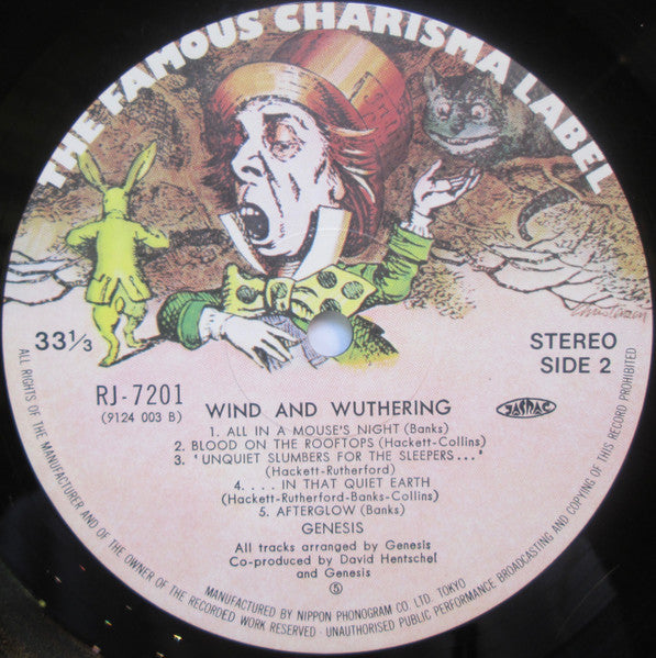 Genesis - Wind & Wuthering (LP, Album, 1st) - De Platen Aap – Vinylwinkel in Brielle & online webshop voor muziekliefhebbers
