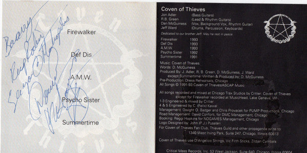Coven Of Thieves : Coven Of Thieves (CD, Album)