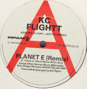 KC Flightt : Planet E (Remix) (12", Promo)