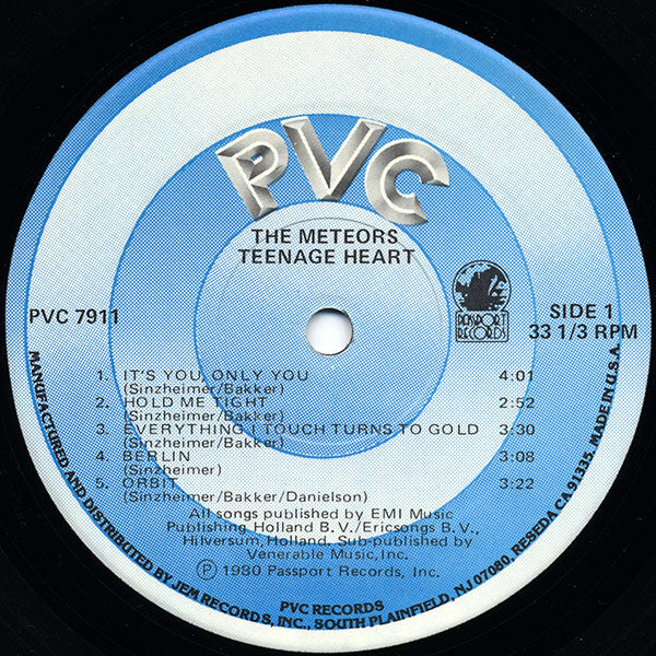The Meteors : Teenage Heart (LP, Album)