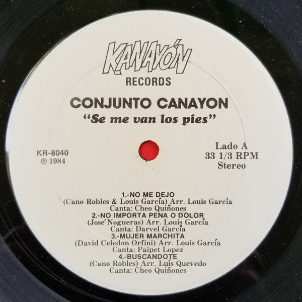 Conjunto Canayón* : Se Me Van Los Pies - Vol. 4 (LP, Album)