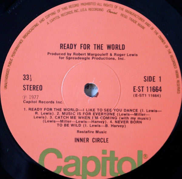 Inner Circle : Ready For The World (LP, Album)