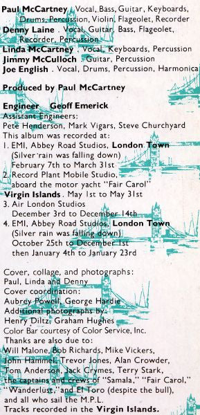 Wings - London Town (LP, Album) - De Platen Aap – Vinylwinkel in Brielle & online webshop voor muziekliefhebbers