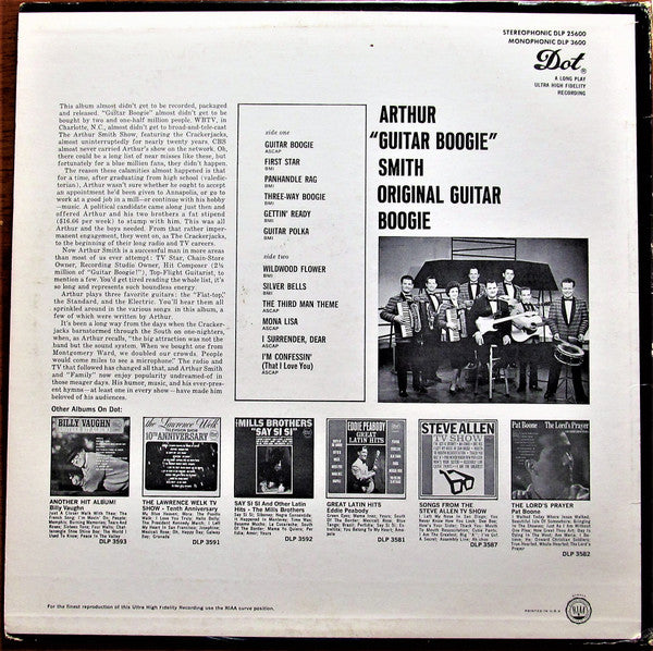 Arthur Smith (2) : Original Guitar Boogie (LP, Album)