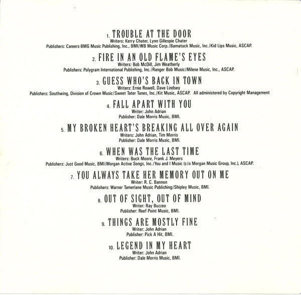 Donna Ulisse : Trouble At The Door (CD, Album)