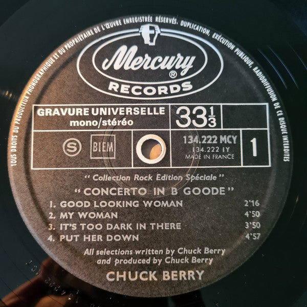 Chuck Berry : Concerto In "B Goode (LP, Album)