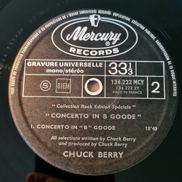 Chuck Berry : Concerto In "B Goode (LP, Album)