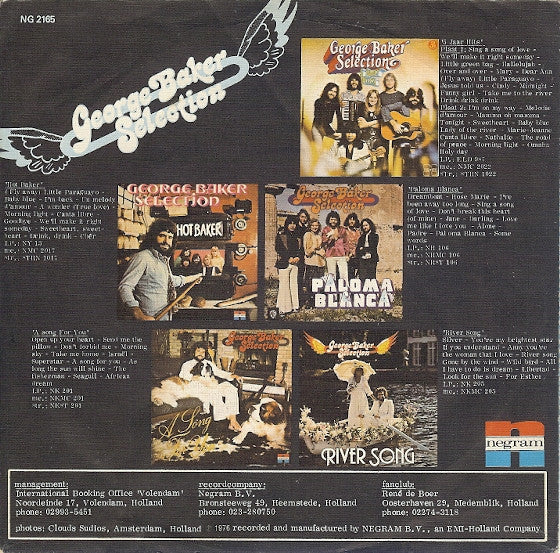 George Baker Selection : Mañana (Mi Amor) (7", Single)