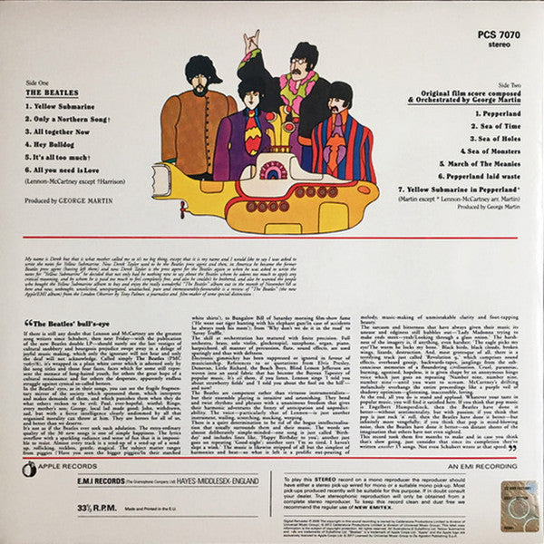 The Beatles - Yellow Submarine (LP, Album, RE, 180) - De Platen Aap – Vinylwinkel in Brielle & online webshop voor muziekliefhebbers