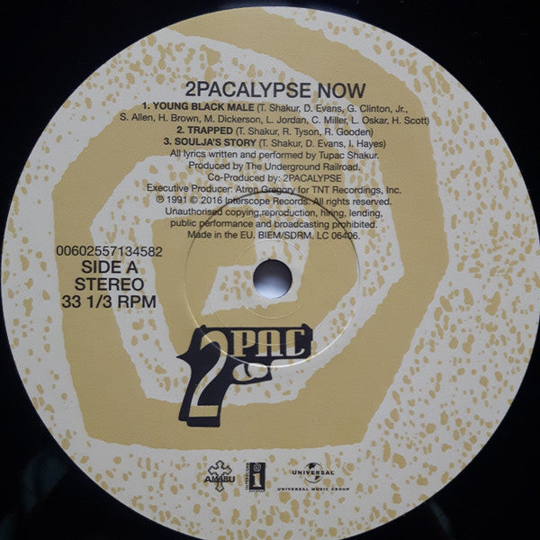 2Pac - 2Pacalypse Now (2xLP, Album, RE, 180) - De Platen Aap – Vinylwinkel in Brielle & online webshop voor muziekliefhebbers