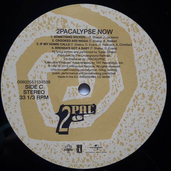 2Pac - 2Pacalypse Now (2xLP, Album, RE, 180) - De Platen Aap – Vinylwinkel in Brielle & online webshop voor muziekliefhebbers