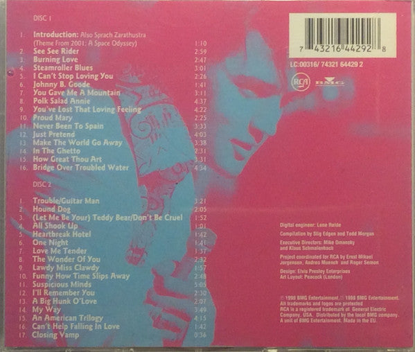 Elvis Presley - The Concert - 1999 World Tour (2xCD, Comp) - De Platen Aap – Vinylwinkel in Brielle & online webshop voor muziekliefhebbers