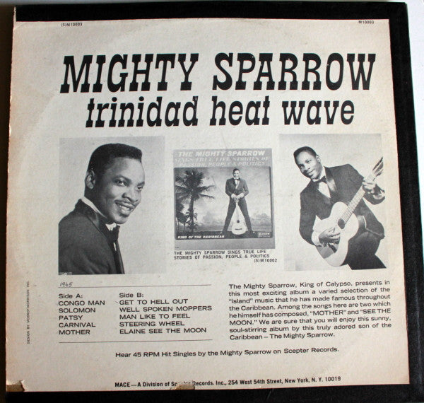 Mighty Sparrow : Trinidad Heat Wave (LP,Album,Stereo)