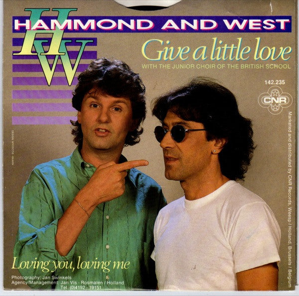 Hammond* And West* : Give A Little Love (7", Single)