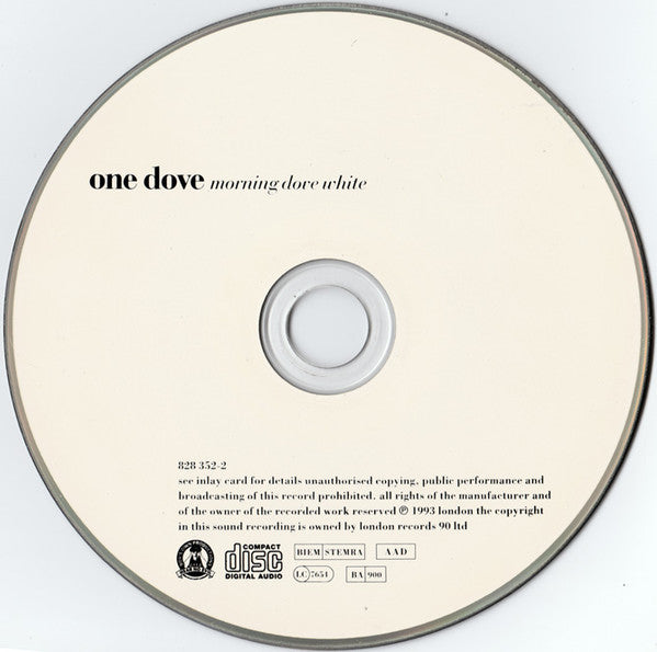 One Dove : Morning Dove White (CD, Album, PDO)