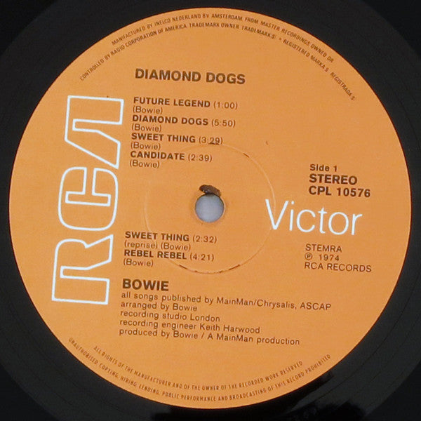 Bowie* : Diamond Dogs (LP, Album, Gat)