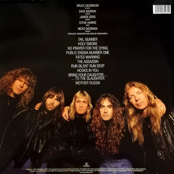 Iron Maiden : No Prayer For The Dying (LP, Album, RE, RM, 180)