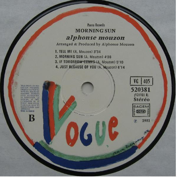 Alphonse Mouzon : Morning Sun (LP, Album)