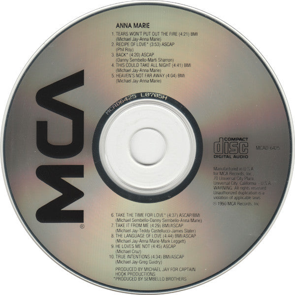 Anna Marie : Anna Marie (CD, Album)