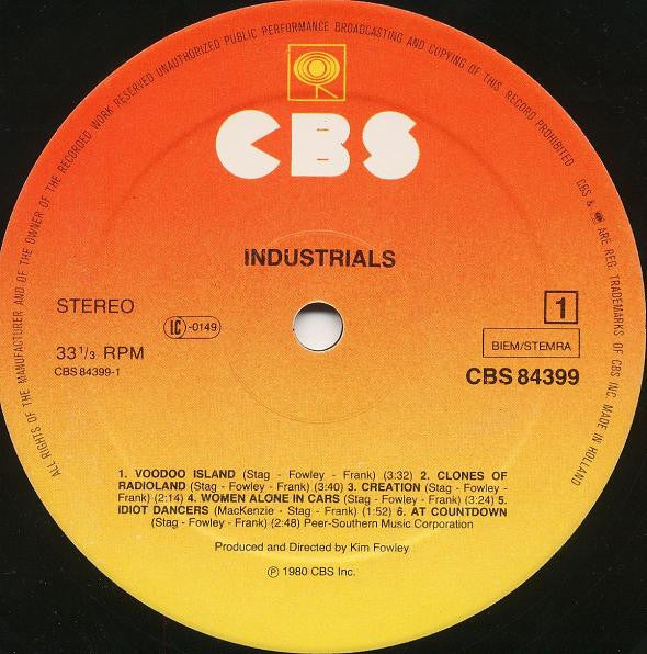 Industrials : Industrials (LP, Album)