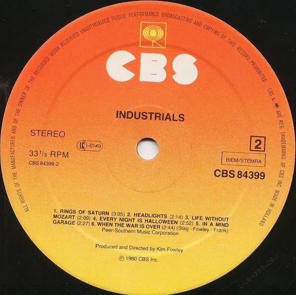 Industrials : Industrials (LP, Album)