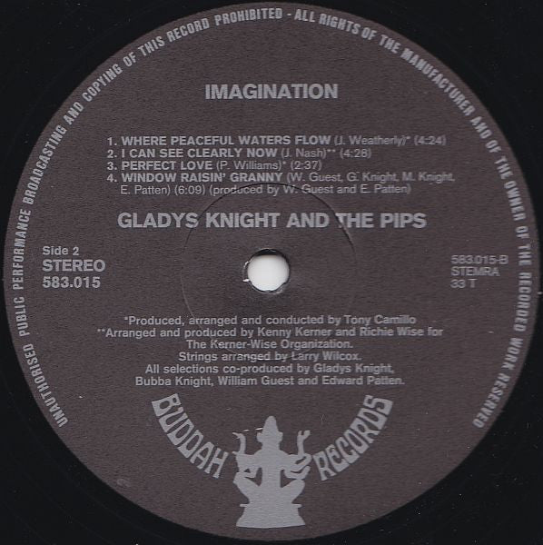 Gladys Knight & The Pips* : Imagination (LP, Album)