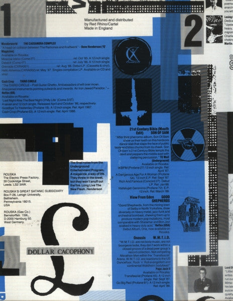 Various : Rouska's Dollar Cacophony (LP, Comp)