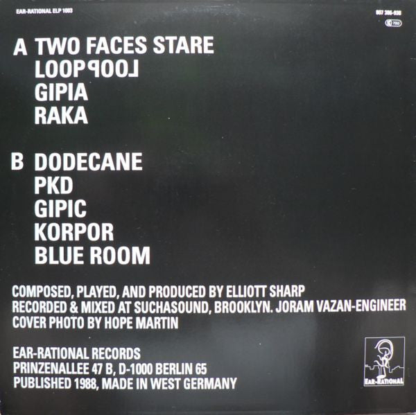 Elliott Sharp : Looppool (LP, Album)