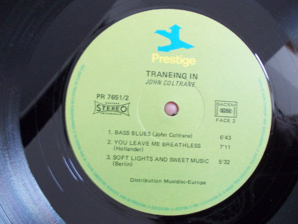 John Coltrane : Traneing In (LP, Album, RE, RM)