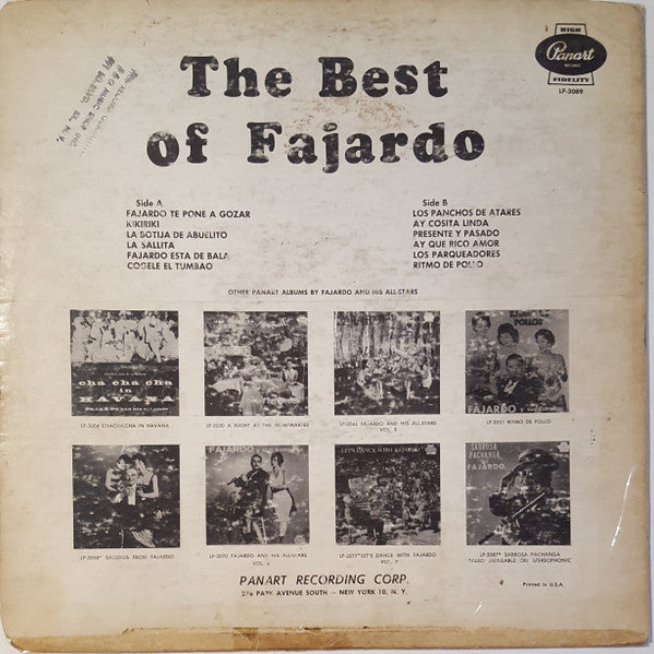 Fajardo* : The Best Of Fajardo (LP, Comp, Hig)