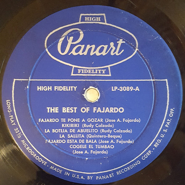 Fajardo* : The Best Of Fajardo (LP, Comp, Hig)