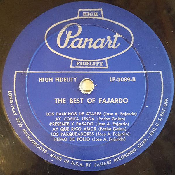 Fajardo* : The Best Of Fajardo (LP, Comp, Hig)