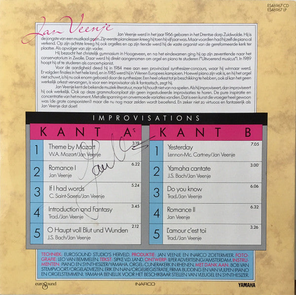 Jan Vayne : Reflections (LP,Album)