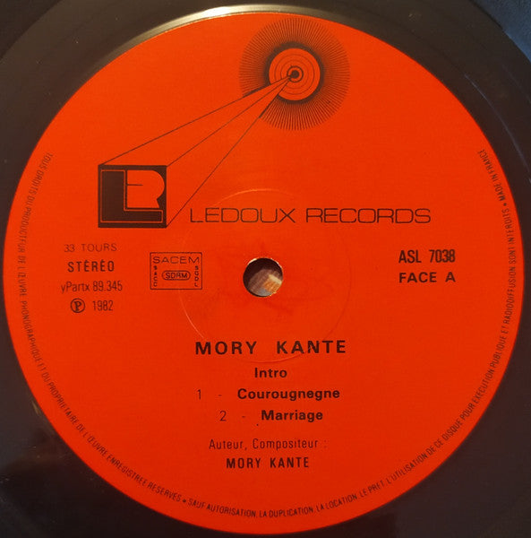 Mory Kante* : Mory Kante (LP, Album)