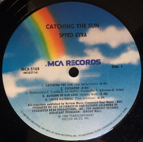 Spyro Gyra : Catching The Sun (LP, Album, Gat)