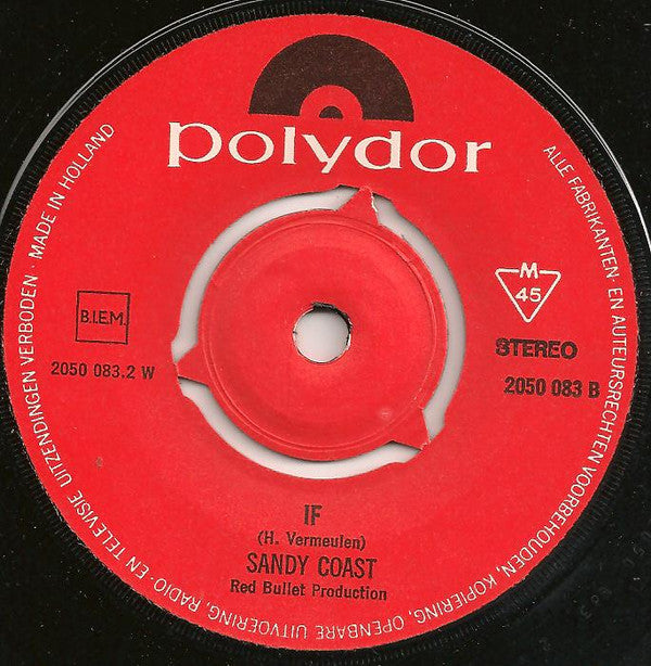 Sandy Coast : True Love That's A Wonder / If (7", Single, Pus)