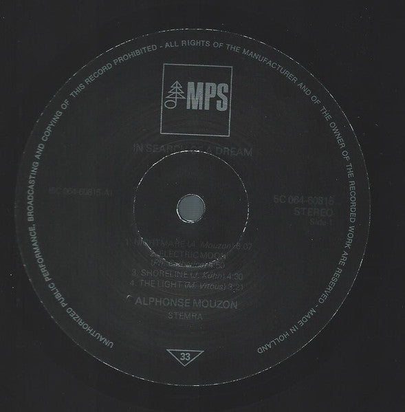Alphonse Mouzon : In Search Of A Dream (LP, Album)