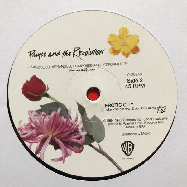 Prince And The Revolution : Let's Go Crazy (12", Maxi, RE)