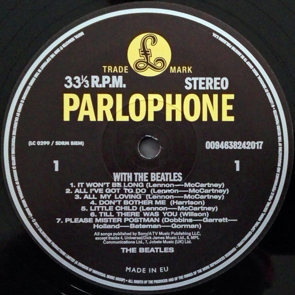 The Beatles - With The Beatles (LP, Album, RE, RM, 180) - De Platen Aap – Vinylwinkel in Brielle & online webshop voor muziekliefhebbers