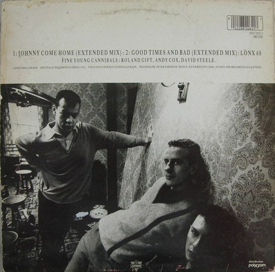 Fine Young Cannibals : Johnny Come Home (12", Maxi)
