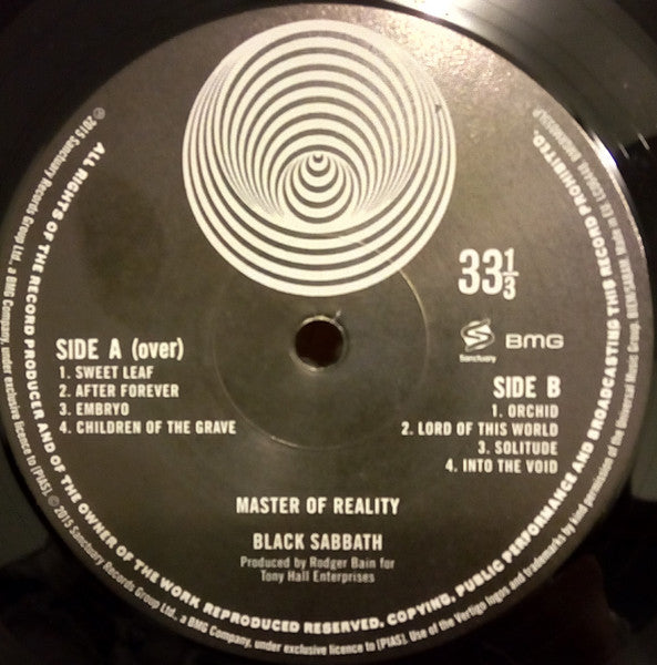 Black Sabbath : Master Of Reality (LP,Album,Reissue)